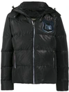 FENDI LOGO-PATCH PUFFER JACKET