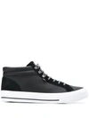TOMMY JEANS LOGO HIGH-TOP SNEAKERS