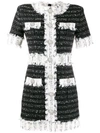 BALMAIN TWEED SHORT-SLEEVED DRESS