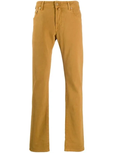 Jacob Cohen Straight-leg Trousers In Neutrals