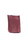 Lanvin Asymmetric Shoulder Bag In Red