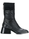 CHLOÉ BELL CONTRAST PANEL BOOTS