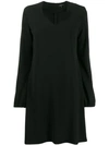 ANTONELLI V-NECK SHIFT DRESS