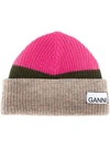 GANNI ribbed beanie