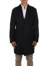 BARBA BARBA MEN'S BLACK CASHMERE COAT,BARBA119202 48