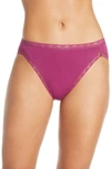 Natori Bliss French Cut Briefs In Mulberry Purple