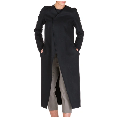 Rick Owens Women's Wool Coat In Black