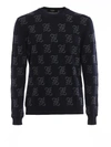 FENDI KARLIGRAPHY WOOL SWEATER