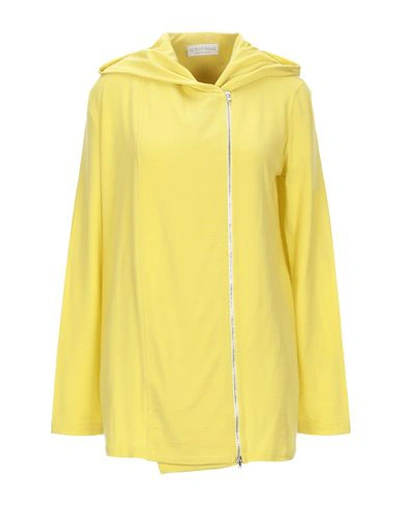 Le Tricot Perugia Cardigan In Yellow