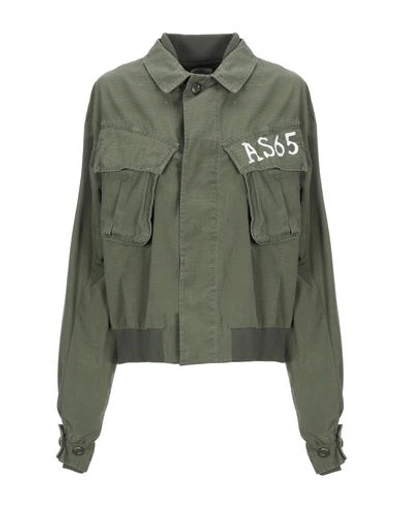 As65 Jacket In Military Green