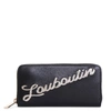 CHRISTIAN LOUBOUTIN PANETTONE GOLD LOGO WALLET,CL15573A