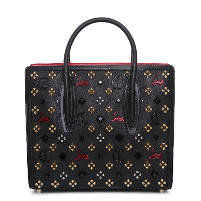 Christian Louboutin Paloma S Medium Loubinthesky Tote In Black