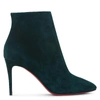 CHRISTIAN LOUBOUTIN ELOISE BOOTY 85 SUEDE BOOTS,CL15530S