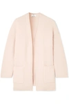 ALLUDE OVERSIZED RIBBED CASHMERE CARDIGAN