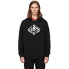 Burberry Graphic Logo Hoodie In Black