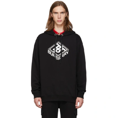 Burberry Graphic Logo Hoodie - 黑色 In Black