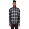 BURBERRY Navy Check Caxton Shirt