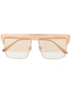 Tom Ford Square Frame Sunglasses In Gold