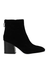 STEVE MADDEN STEVE MADDEN ROXTER BOOTIE WOMAN ANKLE BOOTS BLACK SIZE 6 SOFT LEATHER,11775622GW 13