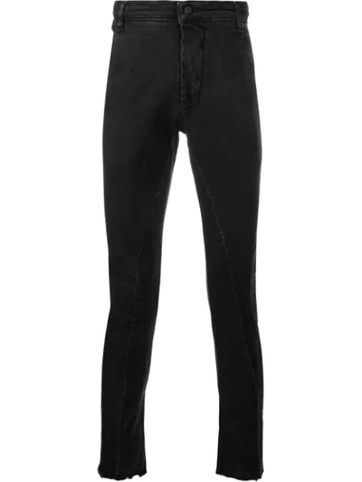 Thom Krom Slim Fit Trousers In Black