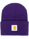 Carhartt Watch Beanie In Purple