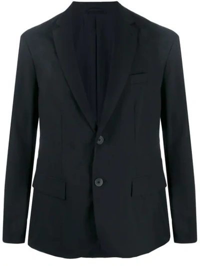 Emporio Armani Relaxed-fit Blazer In Black
