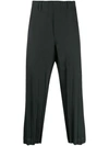 ISSEY MIYAKE PLEATED DETAIL TROUSERS
