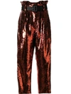 RACIL DIVINE SEQUIN EMBROIDERED TROUSERS