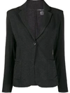 Majestic French Terry Single-button Blazer In 363 Encre