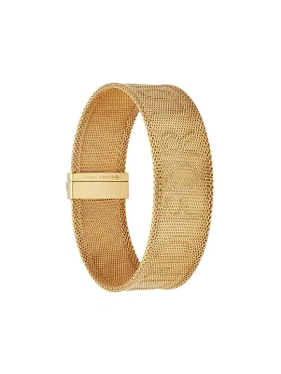 Gucci 18kt Yellow Gold Blind For Love Bracelet In Undefined