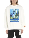 HERON PRESTON HERON PRESTON GRAPHIC LOGO PRINT PULLOVER