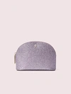 Kate Spade Burgess Court Small Dome Cosmetic Case In Lilac