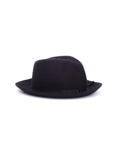 Yohji Yamamoto Black Wool Hat