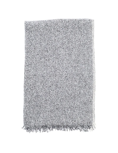 Yohji Yamamoto Grey Linen & Wool Scarf