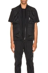 JOHN ELLIOTT JOHN ELLIOTT NYLON UTILITY VEST IN BLACK,JOHF-MO87