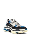 BALENCIAGA BALENCIAGA TRIPLE S SNEAKER IN BLACK,BLUE,WHITE,BALF-MZ1