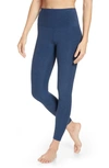 Beyond Yoga Midi High Waist Leggings In Insignia Navy