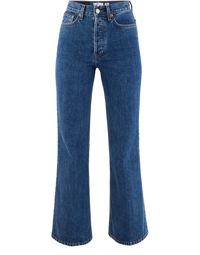 Re/done 70s Bell Bottom Jeans In Saf