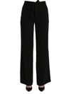 BOUTIQUE MOSCHINO BOUTIQUE MOSCHINO BOW DETAIL WIDE LEG TROUSERS