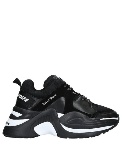 Naked Wolfe Track Sneakers In Black