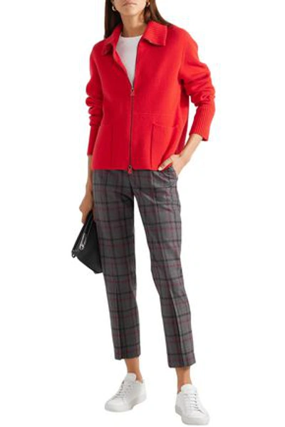 Akris Cashmere Cardigan In Red