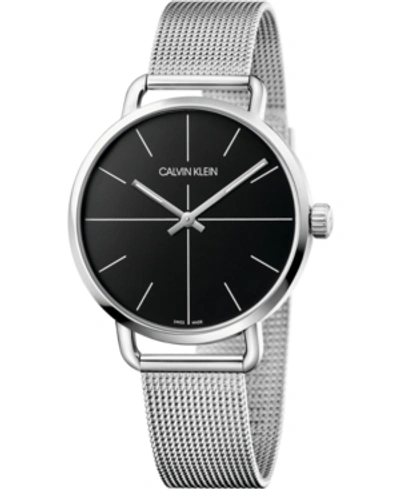 Calvin Klein Unisex Even Extension Stainless Steel Mesh Bracelet Watch 42mm