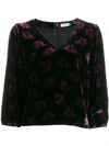 RIXO LONDON VELVET JUMPER