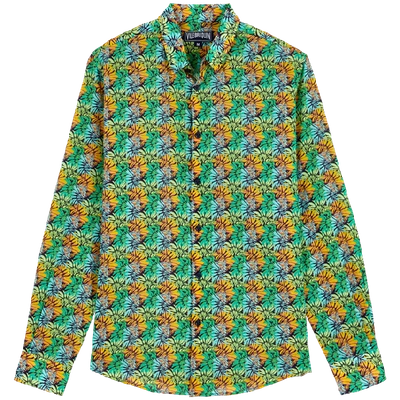 Vilebrequin Men's Jungle-print Sport Shirt In Blue