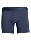 Calvin Klein Underwear Moisture Wicking Boxer Briefs In Dark Blue