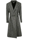 STELLA MCCARTNEY SALT PEPPER TAILORING COAT,11081564