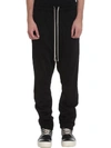 Rick Owens Track Pants Pants In Black Viscose In Black
