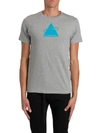 OFF-WHITE TRIANGLE PLANET PRINTED T-SHIRT,11081266