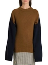 EUDON CHOI FINI SWEATER WITH DOUBLE SLEEVE,11081112
