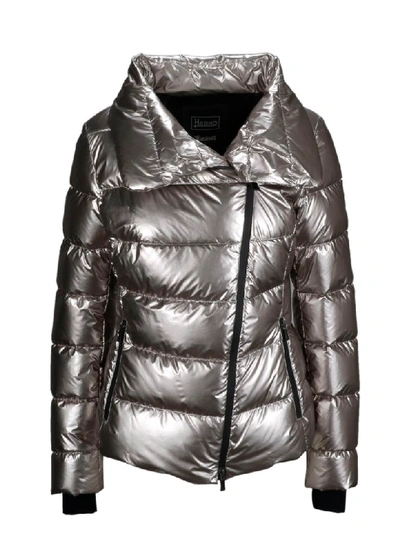 Herno Silver Polyurethane Outerwear Jacket
